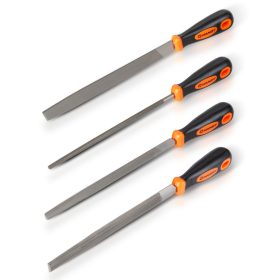Precíziós kézi reszelő szett - 8" - 4 db / csomag