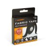 Öntapadós textil szalag - kábelkorbácsokhoz - 25 m x 19 x 0,2 mm - fekete