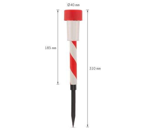 LED szolár lámpa - karácsonyi