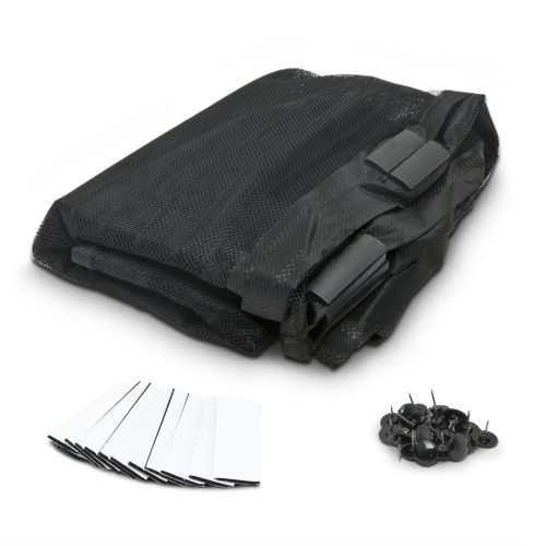 Szúnyogháló függöny ajtóra - mágneses - 100 x 210 cm - fekete