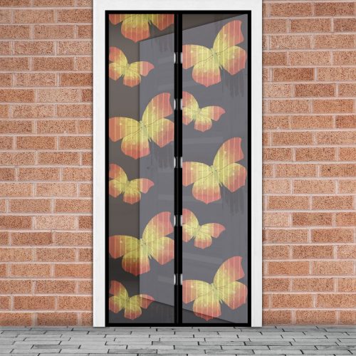 Mágneses szúnyogháló függöny ajtóra - pillangó