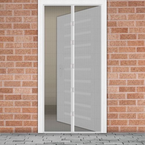Mágneses szúnyogháló függöny ajtóra - fehér