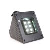 Szolár ereszcsatorna fény - 6 hidegfehér SMD LED - fekete