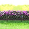 Virágágyás szegély / kerítés - 45 x 35 cm - műanyag