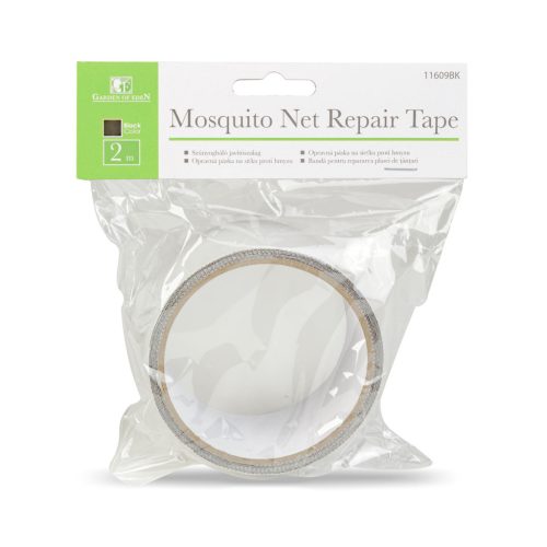 Szúnyogháló javítószalag - 2 m x 5 cm - fekete