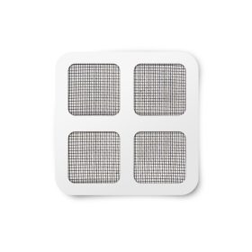   Szúnyogháló javítófolt - 10 x 10 cm - fekete - 4 db / csomag