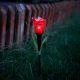 LED-es szolár tulipánlámpa - sárga / piros / rózsaszín - 31 cm - 24 db / kínáló