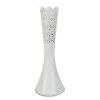 Váza - lézervágott - fehér - 40 cm