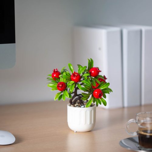 Műnövény dekoráció - déli gyümölcs - 18 x 18 cm - 3 féle