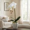 Műnövény dekoráció - orchidea - 3 féle - 45 cm