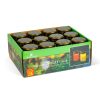 Leszúrható szolár mécses - pislákoló melegfehér LED - 7,3 x 20,5 cm - piros / fehér