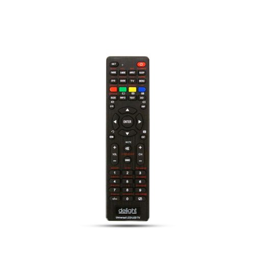 Univerzális TV távirányító - 250+ típushoz - fekete - 2 x AAA