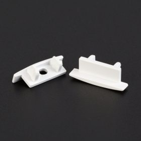 LED aluminium profil végzáró (41011hez) - 2 db - fehér