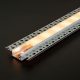 LED aluminium profil sín - vakolható, gipszkartonba süllyeszthető - 1000 x 58 x 13 mm
