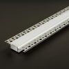 LED aluminium profil sín - vakolható, gipszkartonba süllyeszthető - 1000 x 58 x 13 mm