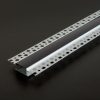 LED aluminium profil takaró búra - fekete - 1000 mm (41026A1-hez)