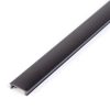 LED aluminium profil takaró búra - fekete - 1000 mm (41026A1-hez)