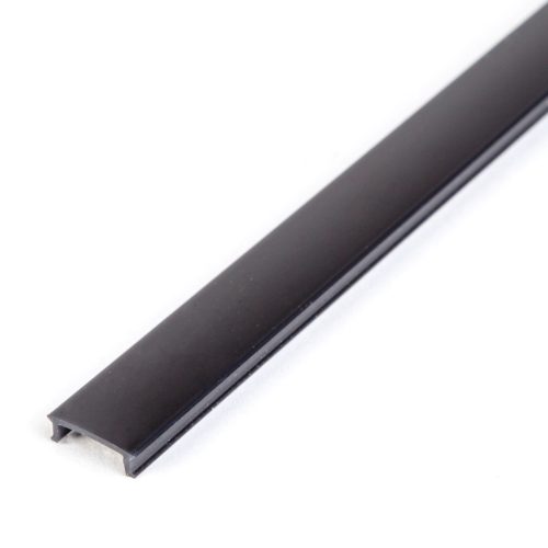 LED aluminium profil takaró búra - fekete - 1000 mm (41026A1-hez)