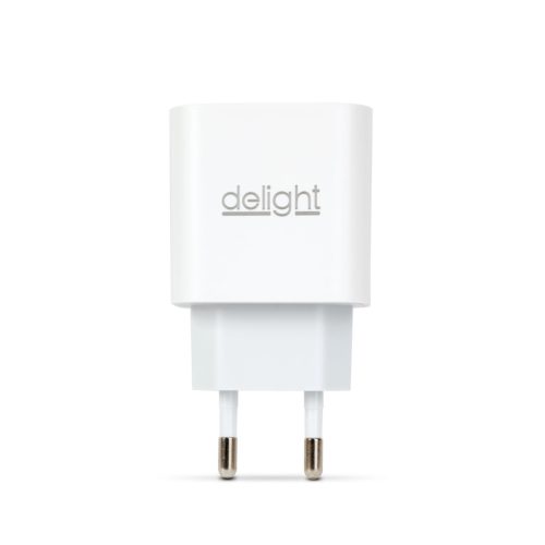 Adapter - Type-C - gyorstöltő, PD20W - fehér