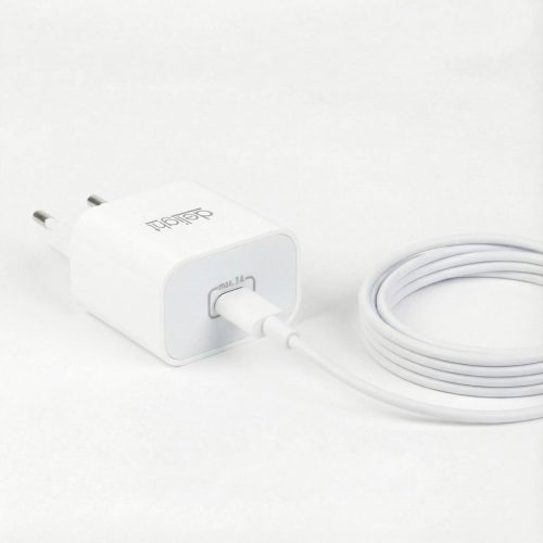 Adapter - Type-C - gyorstöltő, PD20W - fehér
