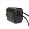 Hálózati Adapter USB + Type-C PD20W gyorstöltéssel - fekete