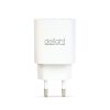 Hálózati Adapter USB + Type-C PD20W gyorstöltéssel - fehér