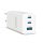 Hálózati Adapter - USB-A 20W + Type-C PD45W gyorstöltéssel - fehér