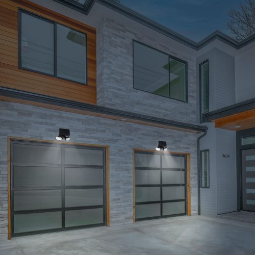 Mozgásérzékelős szolár reflektor - forgatható fejjel - 2 COB LED