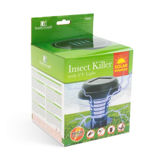 Szolár rovarcsapda - leszúrótüskével, akasztóval, fekete