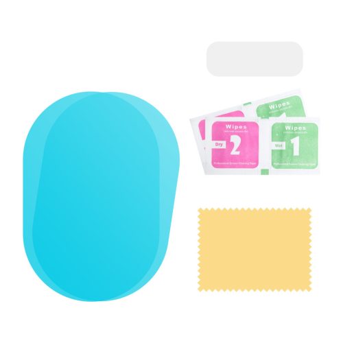 Vízlepergető tükör matrica, párásodásgátló fólia