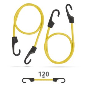   Professzionális gumipók szett - sárga - 120 cm x 8 mm - 2 db / szett