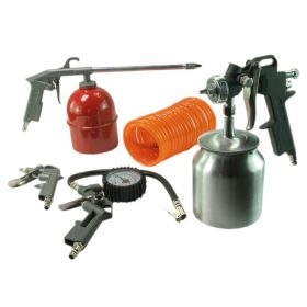   Általános szerszámkészlet - pneumatikus - levegő-, festék-, olajpisztoly - 5 db-os szett