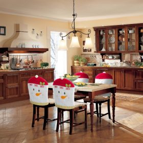 Karácsonyi Székdekor, székhuzat - hóember