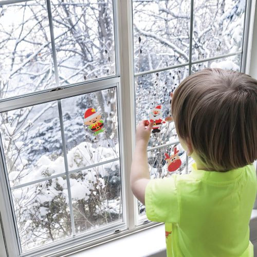 Karácsonyi ragasztós habmatrica 3 féle 60 darabos