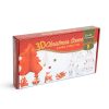 Sütikiszúró forma 3D - fenyőfa, hóember, rénszarvas, szánkó - 8 db / szett