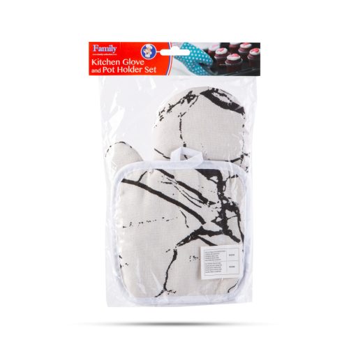 Edényfogó kesztyű és alátét szett - 25 cm