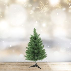 Műfenyő - 60 cm - Nordmann - PVC - sötétzöld