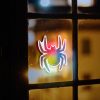 Halloween-i RGB LED dekor - öntapadós - pók