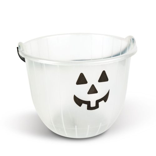 Halloween-i dekoráció - vödör - 2 féle - 20 x 16 cm