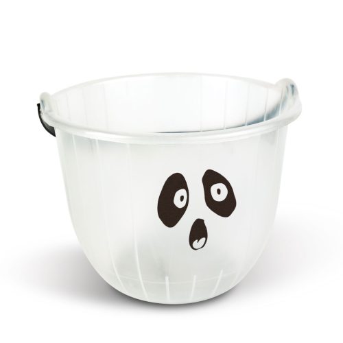 Halloween-i dekoráció - vödör - 2 féle - 20 x 16 cm