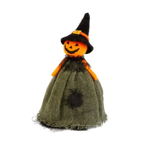 Halloween-i dekoráció - szellem, macska, tökfej - 21 cm