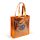 Halloween-i ajándéktáska - pók - 30 x 33 cm - narancssárga