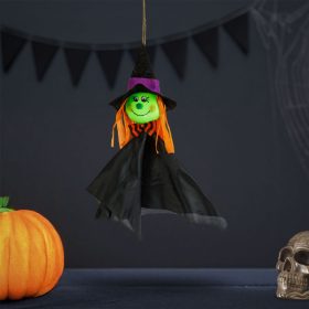   Halloween-i dekoráció - felakasztható - boszorkány - 48 x 44 cm