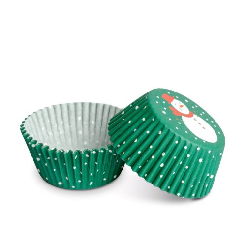 Muffin papír szett - karácsonyi - 100 db / csomag