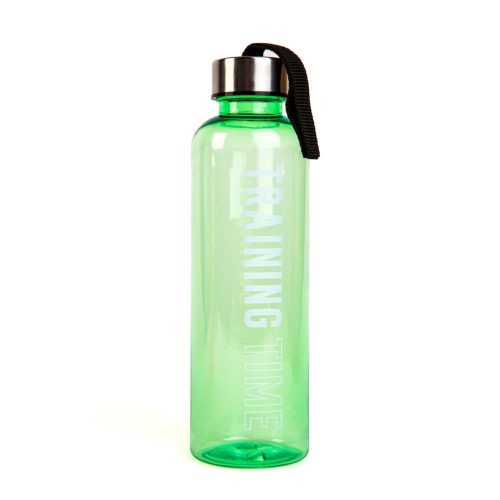 Sport kulacs - műanyag, átlátszó - 550 ml - 3 színben