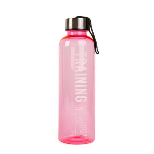 Sport kulacs - műanyag, átlátszó - 550 ml - 3 színben