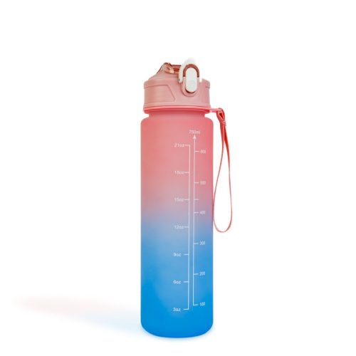 Sport kulacs - 750 ml - opálos - kék-lila színátmenetes