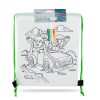 Színezhető tornazsák - 4 filccel - 33 x 27 cm - 4 féle