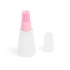 Szilikon olajozó ecset - 60 ml - rózsaszín
