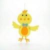 Húsvéti függő dekoráció - csibe, filc 